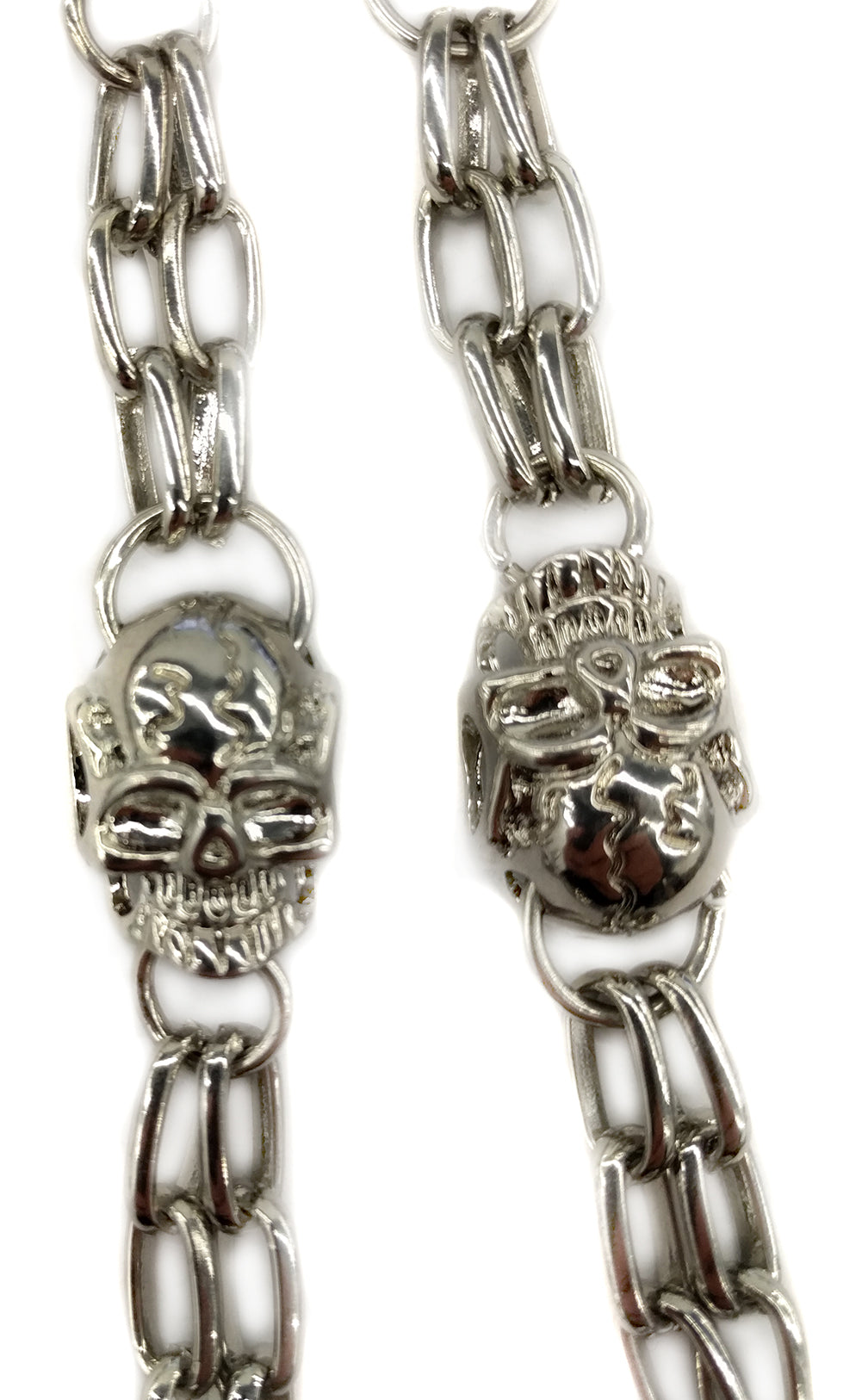 Silver Skull of Death Jean and Wallet Chain – Bewild