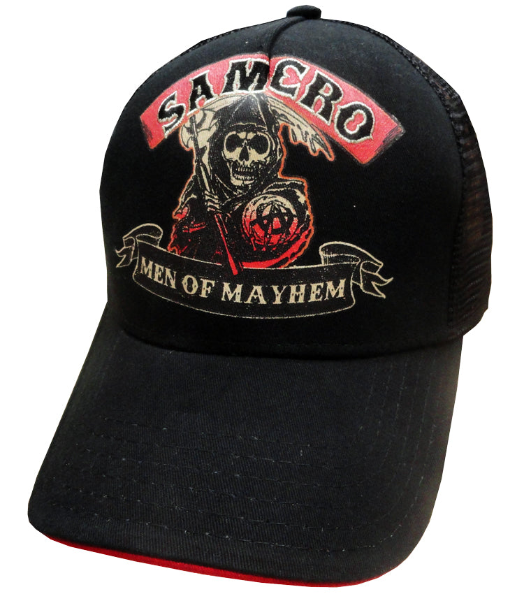 Sons Of Anarchy Men of Mayhem Mesh Trucker Hat – Bewild