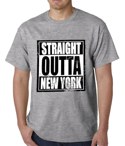 Straight Outta New York Mens T-shirt