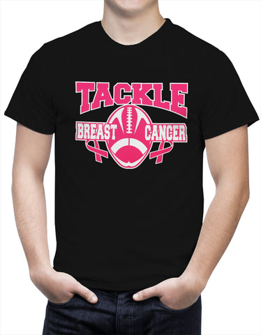 Tackle Breast Cancer Mens T-shirt