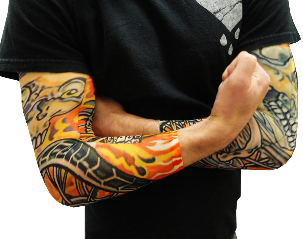 Buy Temporary Tattoo Sleeve Transfer - Full Arm Waterproof Fake Tattoo  Sticker for Men Women - By Delusion Tattoos Online at desertcartINDIA