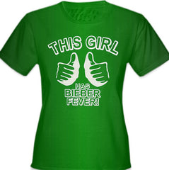 This Girl Has Bieber Fever Girl's T-Shirt