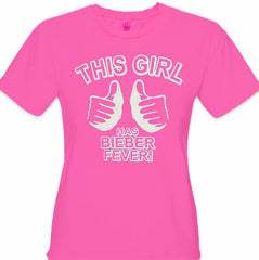 This Girl Has Bieber Fever Girl's T-Shirt