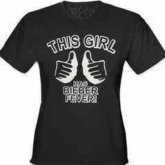 This Girl Has Bieber Fever Girl's T-Shirt