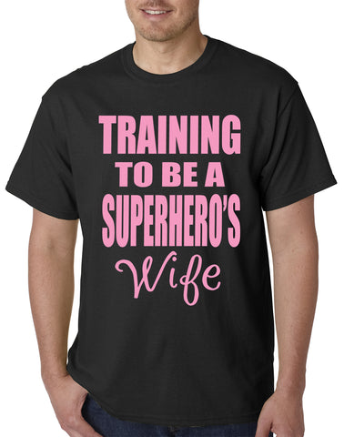 Training To Be A Superhero's Wife Mens T-shirt