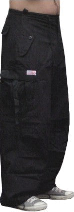 UFO Cotton Parachute Pants (Black) – Bewild
