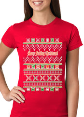 Ugly Christmas T-shirt - Merry F*cking Christmas Girls T-shirt