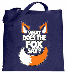 What Does The Fox Say? Canvas Tote Bag